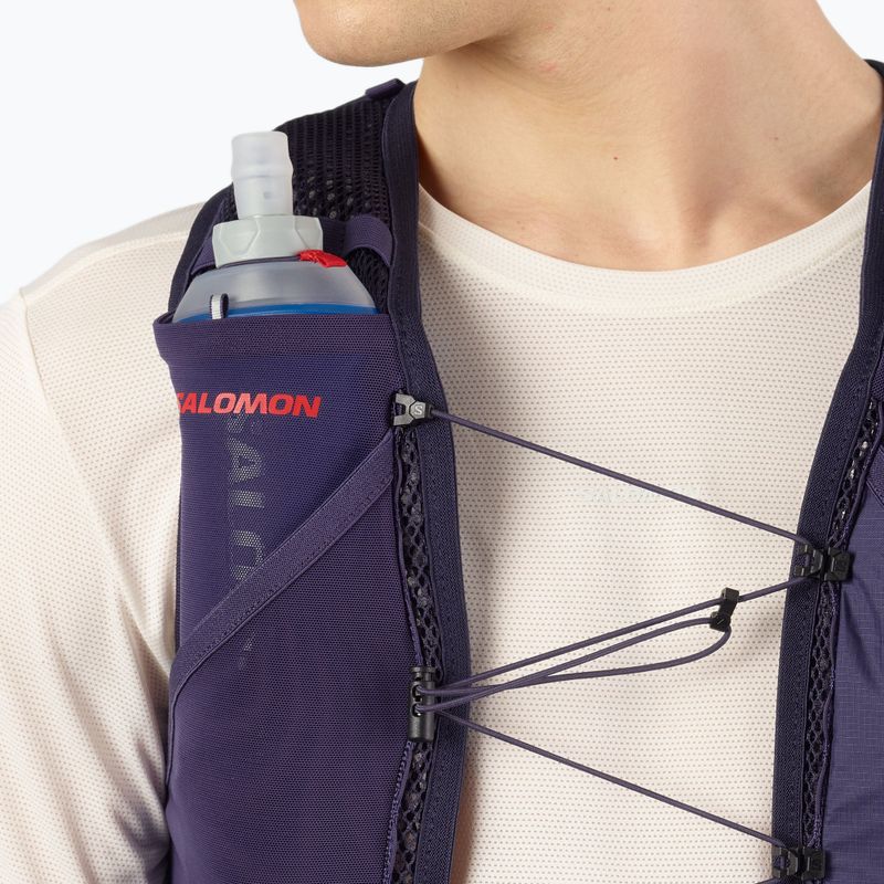 Жилет для бігу Salomon Active Skin 4 GRVL martime blue / astral aura / haute red 6