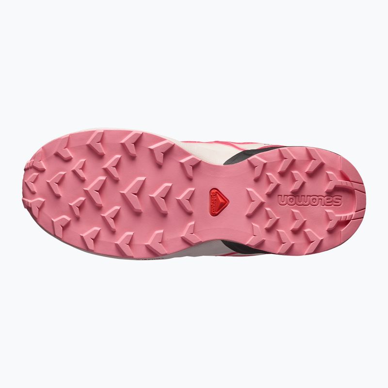 Кросівки для бігу дитячі Salomon Speedcross Waterproof grisaille/hushed violet/rouge red 11