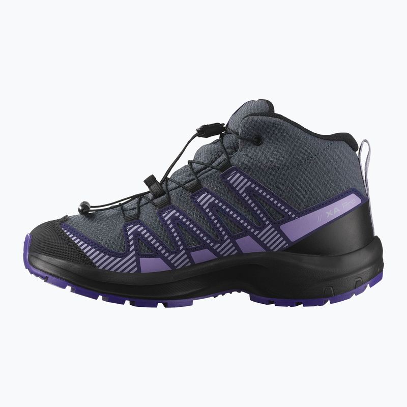 Черевики туристичні дитячі Salomon XA Pro V8 MID WP turbulence / black / liberty 9