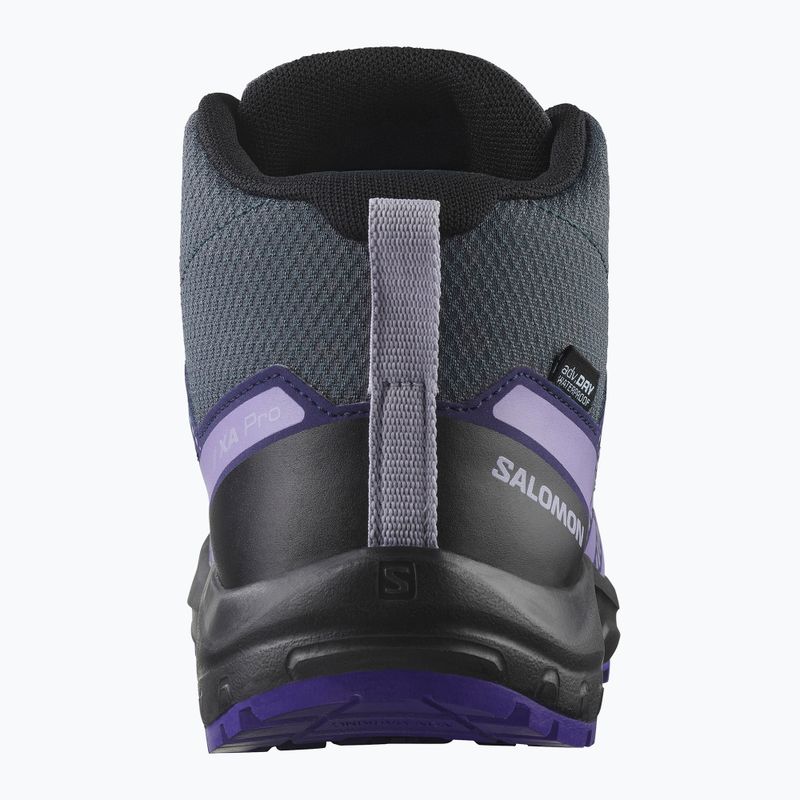 Черевики туристичні дитячі Salomon XA Pro V8 MID WP turbulence / black / liberty 10