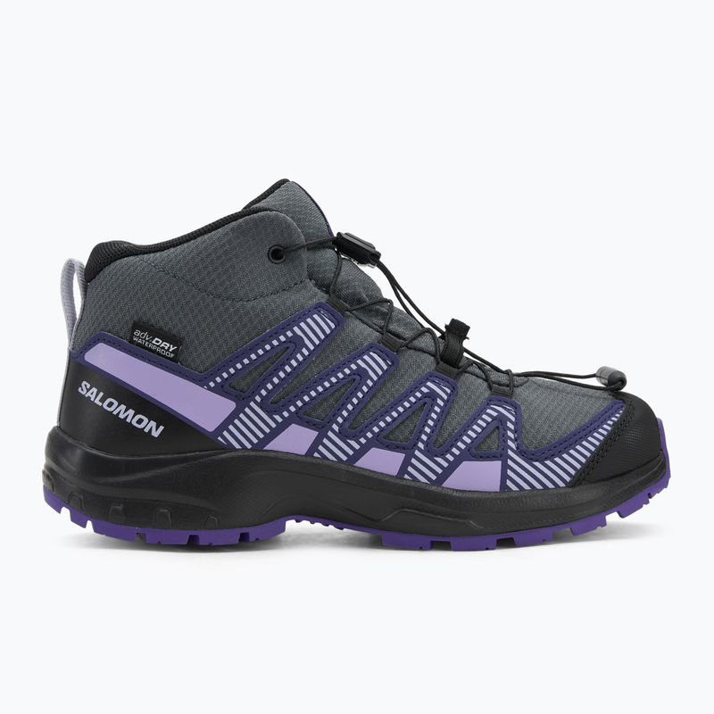 Черевики туристичні дитячі Salomon XA Pro V8 MID WP turbulence / black / liberty 2