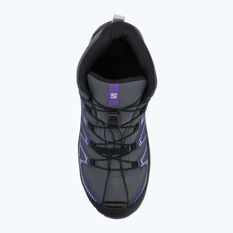 Черевики туристичні дитячі Salomon XA Pro V8 MID WP turbulence / black / liberty 5
