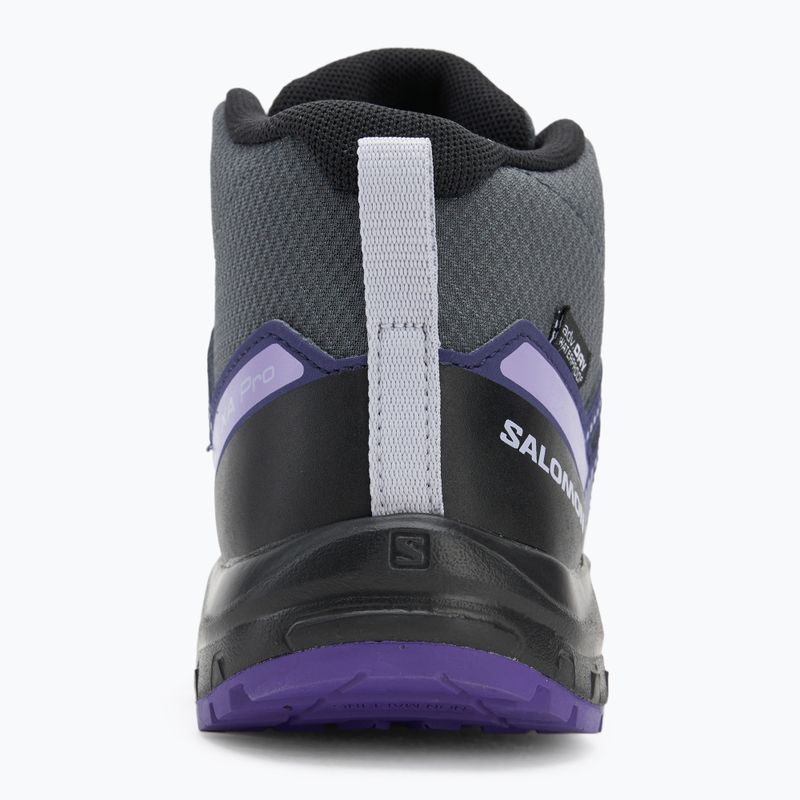 Черевики туристичні дитячі Salomon XA Pro V8 MID WP turbulence / black / liberty 6