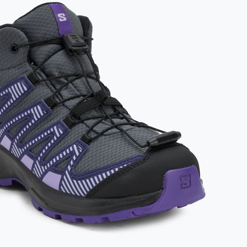 Черевики туристичні дитячі Salomon XA Pro V8 MID WP turbulence / black / liberty 7