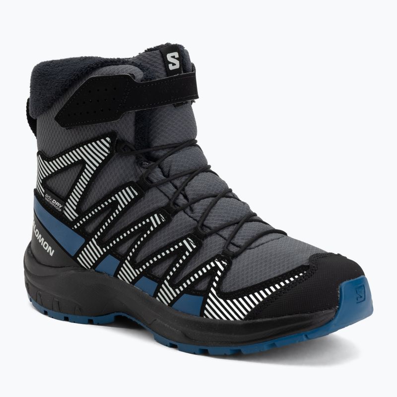 Черевики туристичні дитячі Salomon XA Pro V8 Winter Waterproof turbulence / black / dark blue