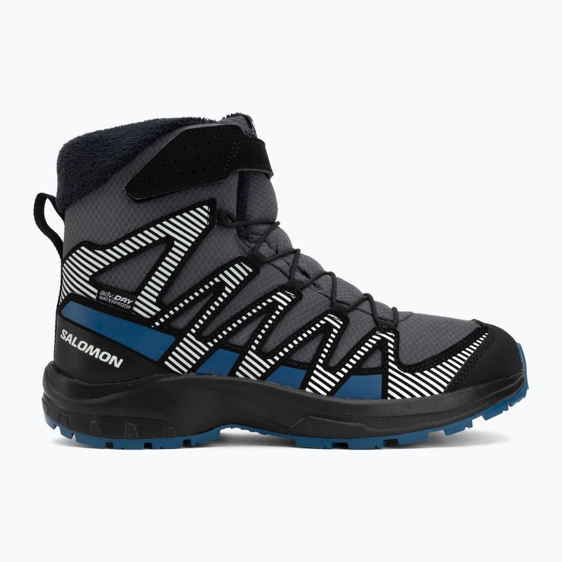 Черевики туристичні дитячі Salomon XA Pro V8 Winter Waterproof turbulence / black / dark blue 2