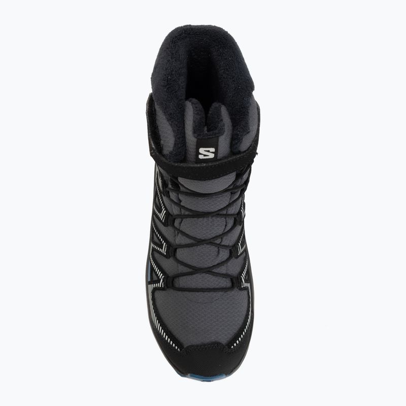 Черевики туристичні дитячі Salomon XA Pro V8 Winter Waterproof turbulence / black / dark blue 5