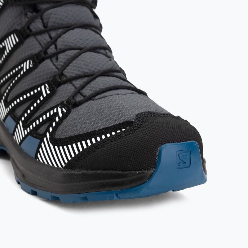 Черевики туристичні дитячі Salomon XA Pro V8 Winter Waterproof turbulence / black / dark blue 7