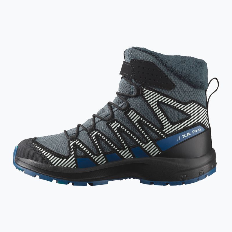 Черевики туристичні дитячі Salomon XA Pro V8 Winter Waterproof turbulence / black / dark blue 2