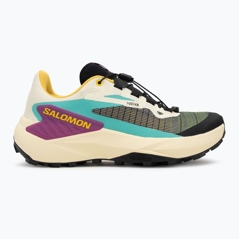 Кросівки для бігу жіночі Salomon Genesis transparent yellow/black/willowherb 2