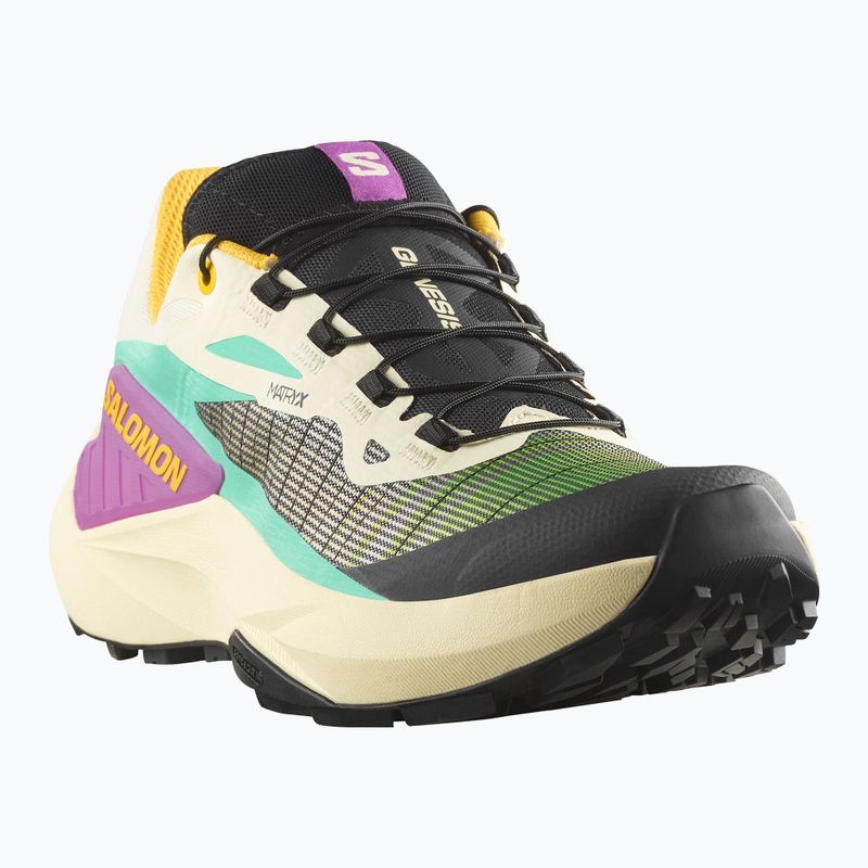 Кросівки для бігу жіночі Salomon Genesis transparent yellow/black/willowherb