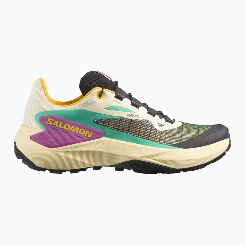 Кросівки для бігу жіночі Salomon Genesis transparent yellow/black/willowherb 2