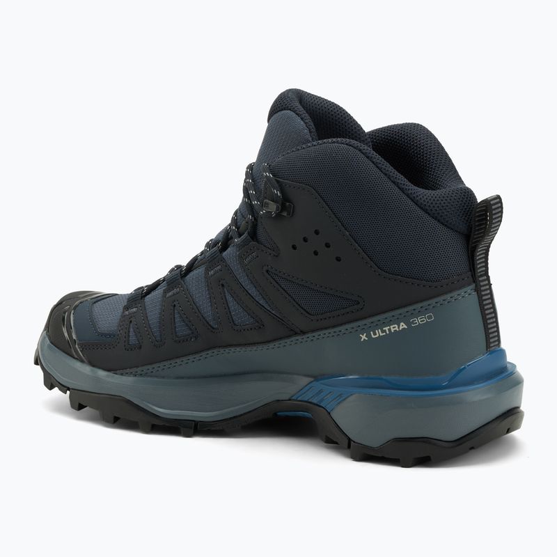 Buty трекінгові чоловічі Salomon X Ultra 360 Mid GTX blue nights / dark navy / dark blue 3