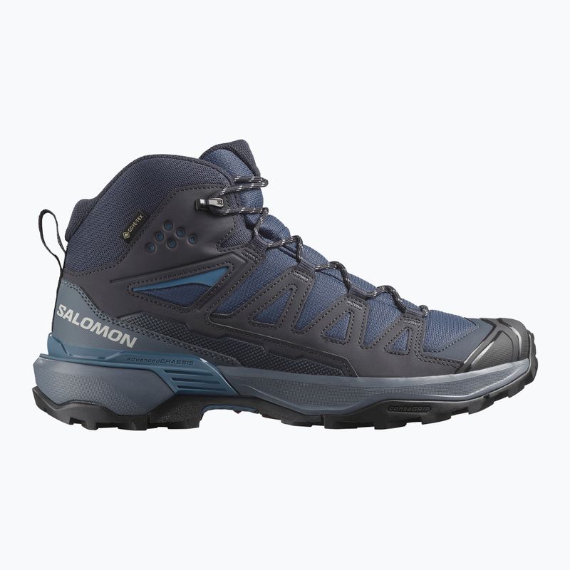 Buty трекінгові чоловічі Salomon X Ultra 360 Mid GTX blue nights / dark navy / dark blue 8