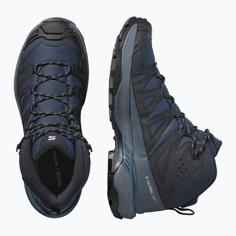 Buty трекінгові чоловічі Salomon X Ultra 360 Mid GTX blue nights / dark navy / dark blue 12