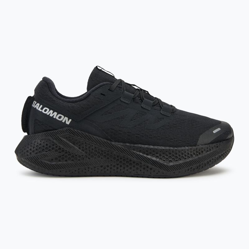 Кросівки для бігу чоловічі Salomon Aero Glide 3 black/black/ftw silver 2