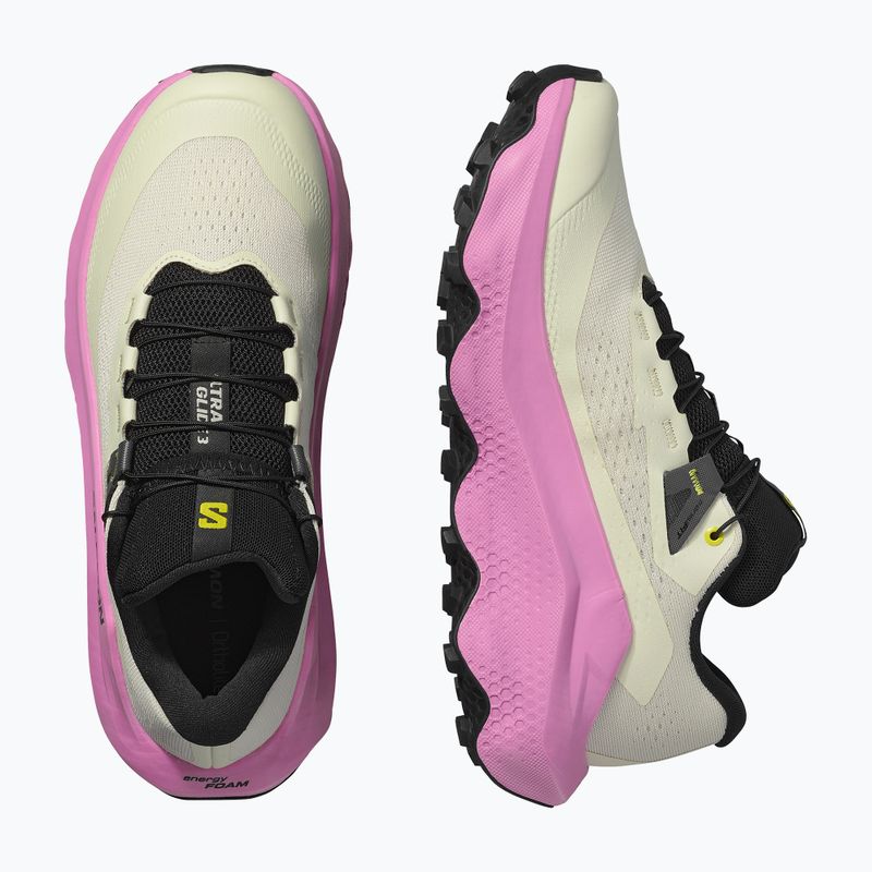 Кросівки для бігу жіночі Salomon Ultra Glide 3 almond milk/cyclamen/black 6
