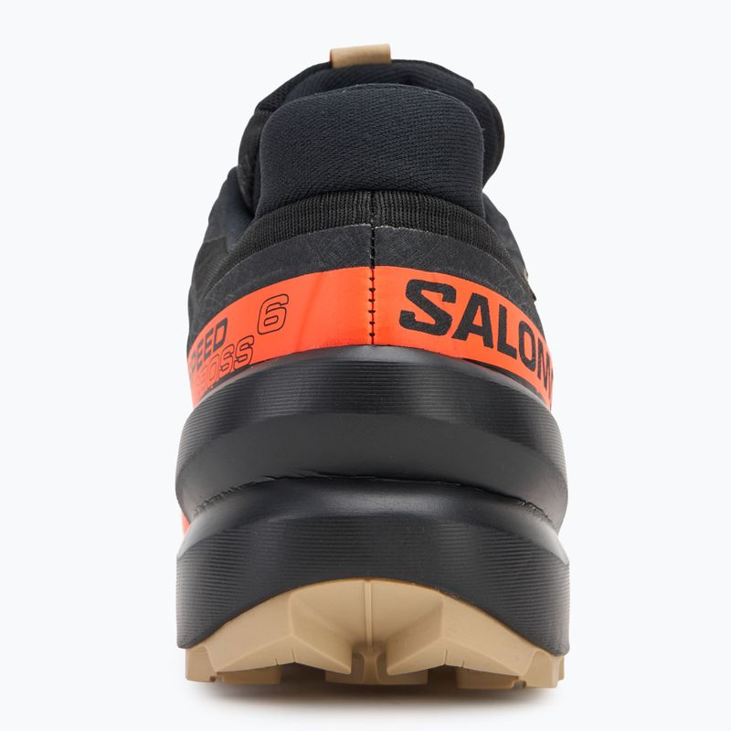 Кросівки для бігу чоловічі Salomon Speedcross 6 GTX black/shocking orange/white pepper 6