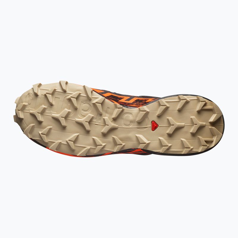 Кросівки для бігу чоловічі Salomon Speedcross 6 GTX black/shocking orange/white pepper 5