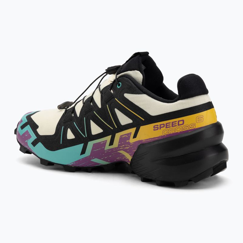 Кросівки для бігу чоловічі Salomon Speedcross 6 GTX transparent yellow/black/waterfall 3