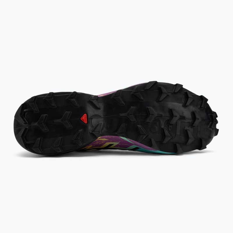 Кросівки для бігу чоловічі Salomon Speedcross 6 GTX transparent yellow/black/waterfall 4