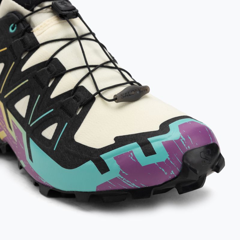 Кросівки для бігу чоловічі Salomon Speedcross 6 GTX transparent yellow/black/waterfall 7