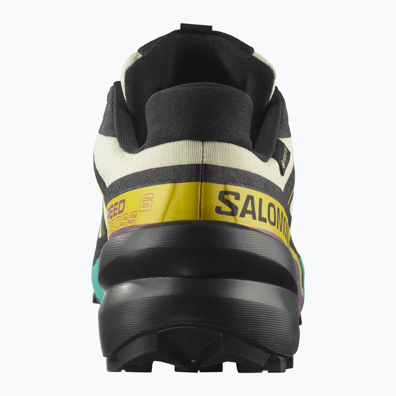 Кросівки для бігу чоловічі Salomon Speedcross 6 GTX transparent yellow/black/waterfall 10