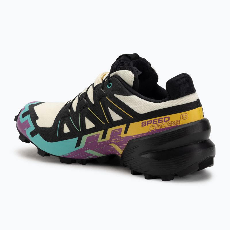 Кросівки для бігу жіночі Salomon Speedcross 6 GTX transparent yellow/black/waterfall 3