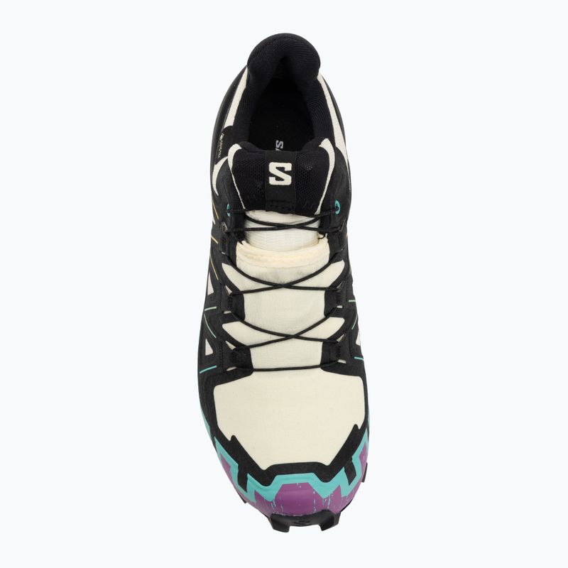 Кросівки для бігу жіночі Salomon Speedcross 6 GTX transparent yellow/black/waterfall 5