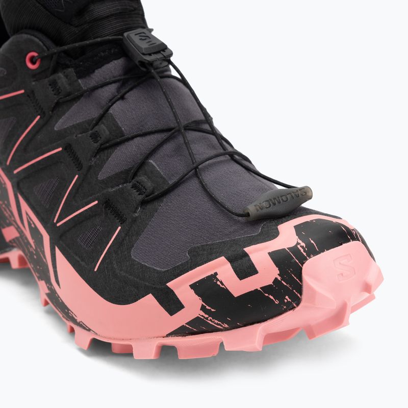 Кросівки для бігу жіночі Salomon Speedcross 6 GTX nine iron/black/flamingo pink 7