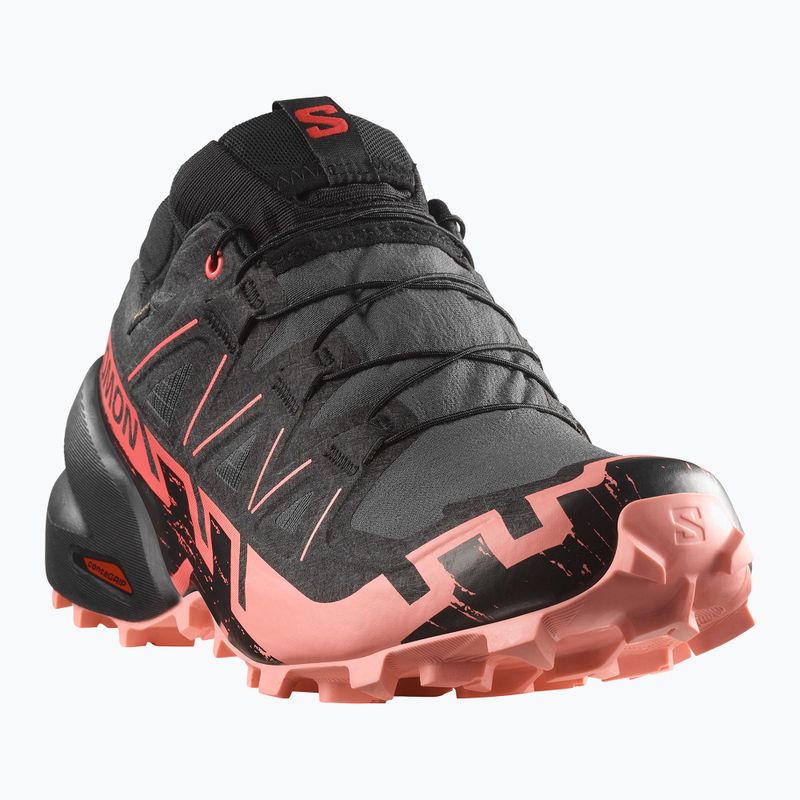 Жіночі бігові кросівки Salomon Speedcross 6 GTX nine iron/black/flamingo pink
