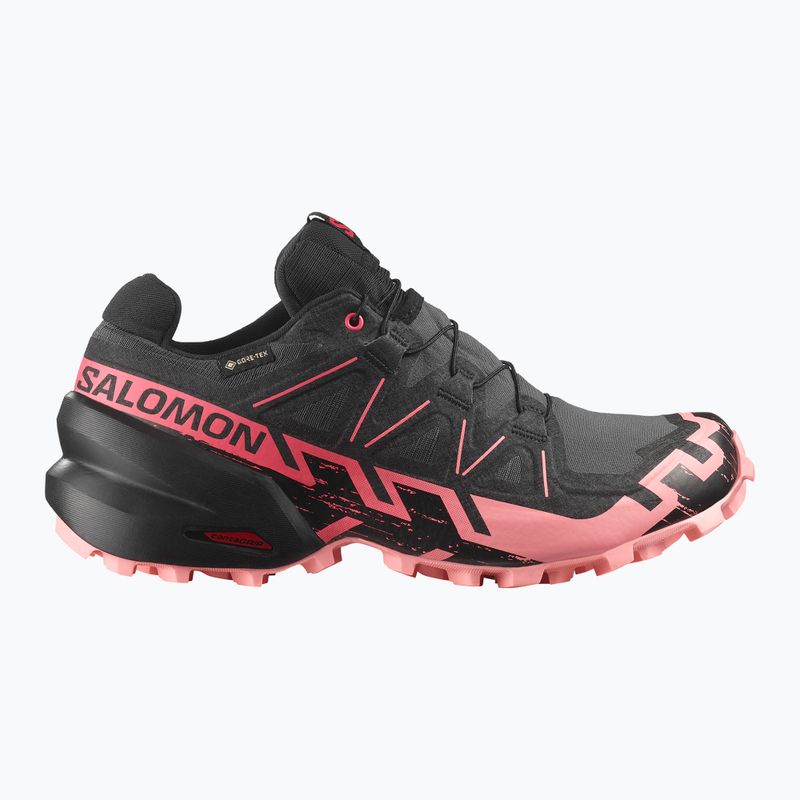 Жіночі бігові кросівки Salomon Speedcross 6 GTX nine iron/black/flamingo pink 2