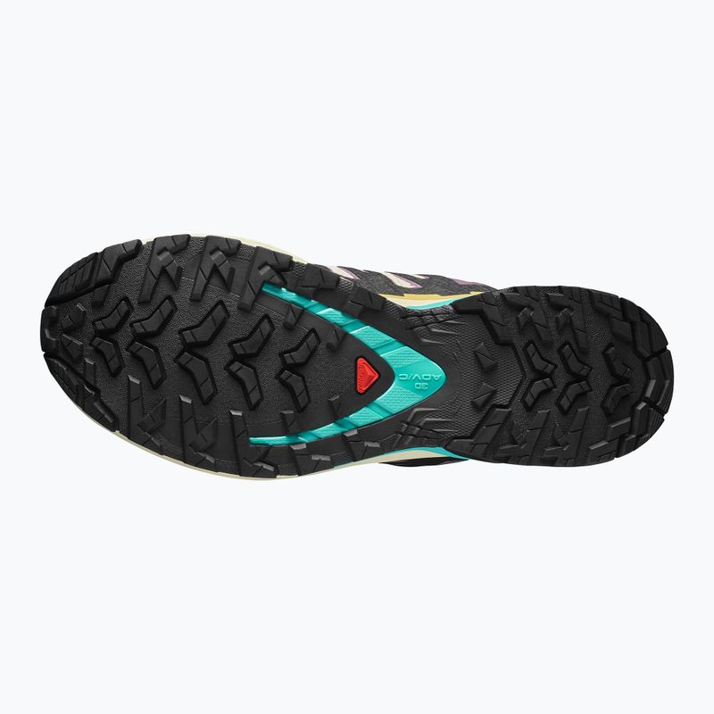 Кросівки для бігу жіночі Salomon XA PRO 3D V9 GTX transparent yellow/black/waterfall 4