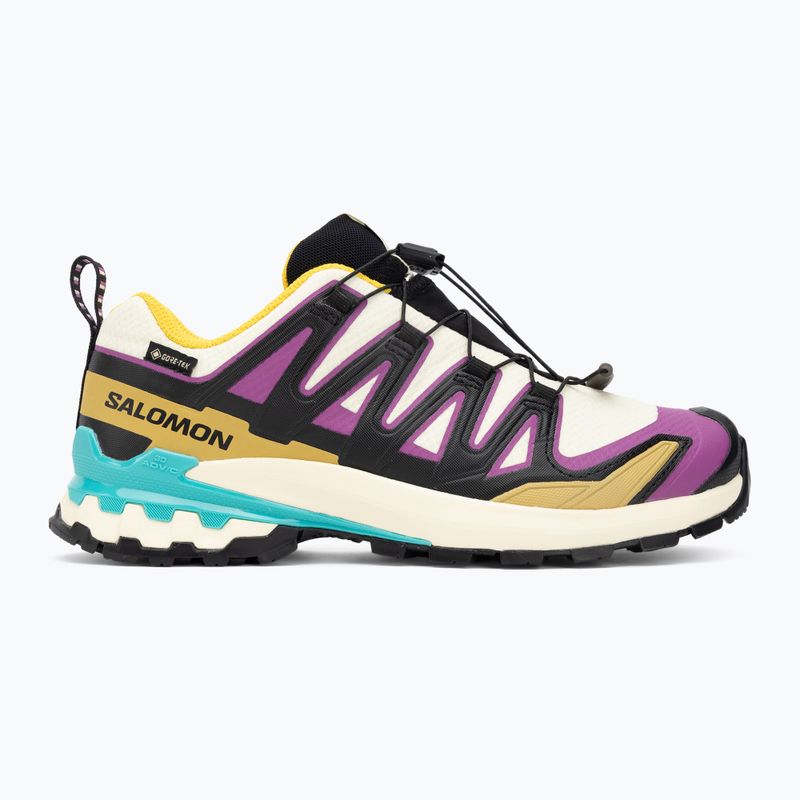 Кросівки для бігу жіночі Salomon XA PRO 3D V9 GTX transparent yellow/black/waterfall 2