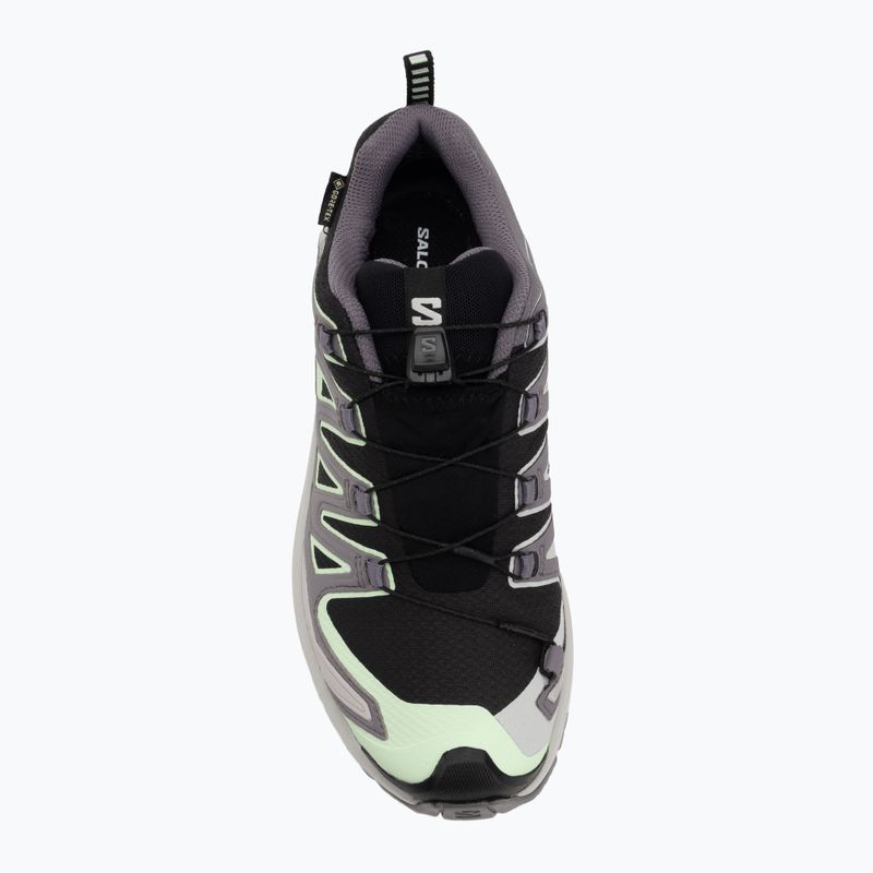 Кросівки для бігу жіночі Salomon XA PRO 3D V9 GTX black/patina green/gray violet 5