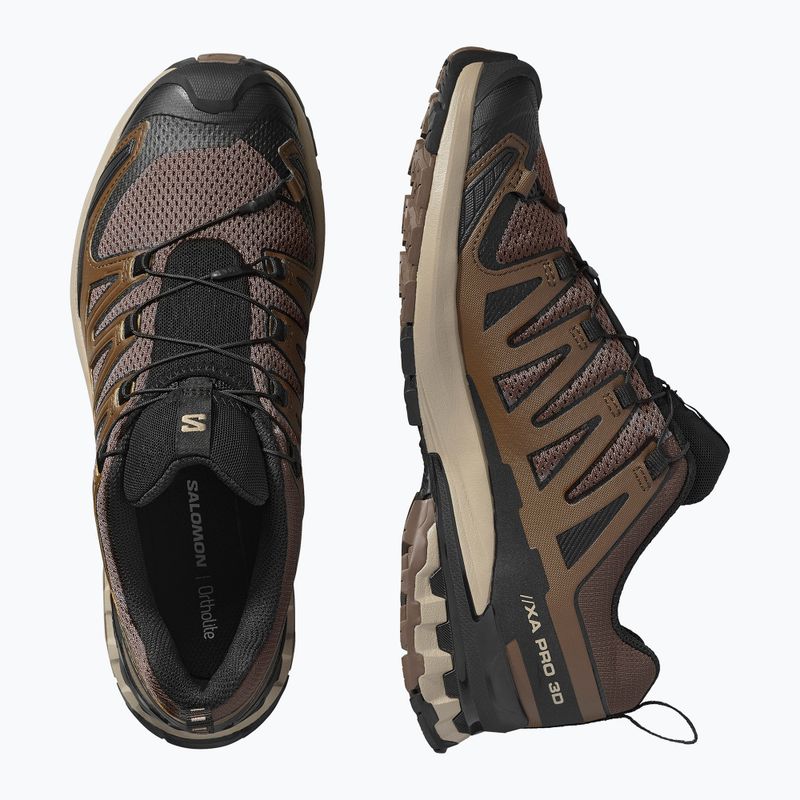 Кросівки для бігу чоловічі Salomon XA Pro 3D V9 falcon/desert tan/black 6