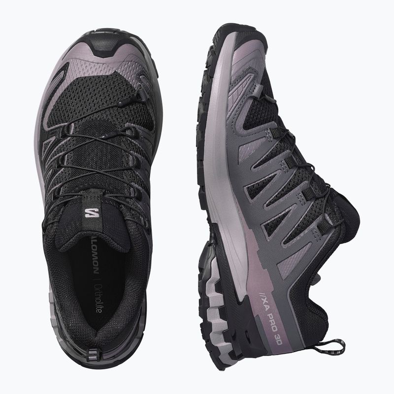 Кросівки для бігу жіноче Salomon XA Pro 3D V9 black/gull/excalibur 6
