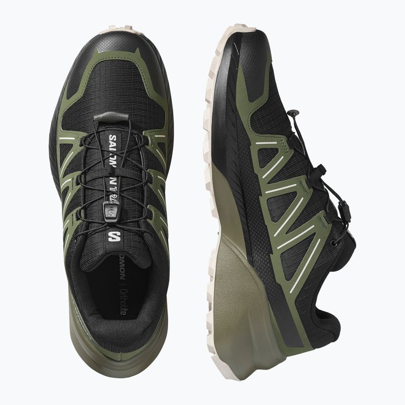 Кросівки для бігу чоловічі Salomon Speedcross Peak black/black forest/rainy day 6
