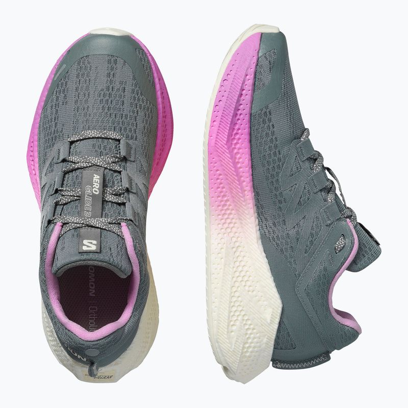Кросівки для бігу жіночі Salomon Aero Blaze 3 sedona sage/vanilla ice/cyclamen 6