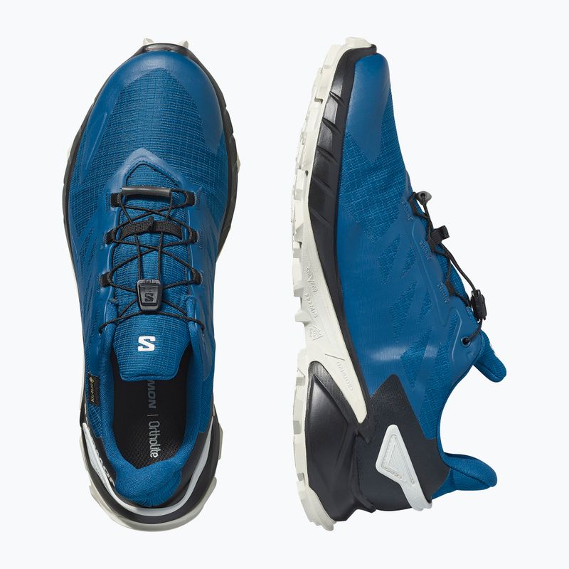 Кросівки для бігу чоловічі Salomon Supercross 4 GTX poseidon/black/lunar rock 6