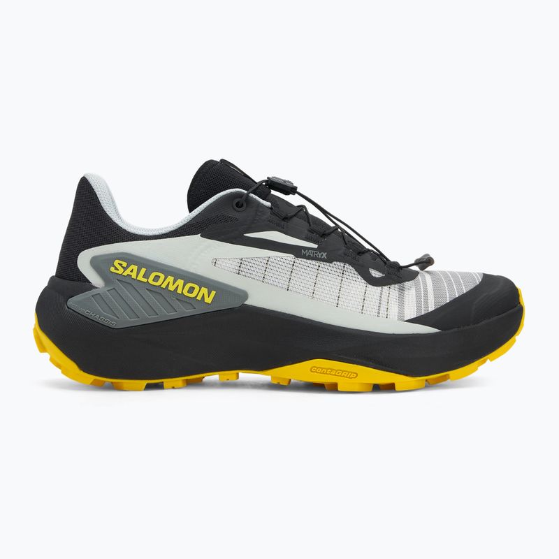 Кросівки для бігу чоловічі Salomon Genesis black/metal/incaberry 2