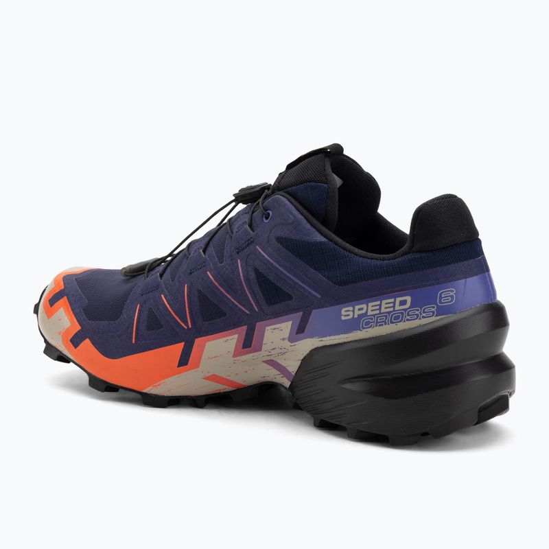 Кросівки для бігу чоловічі Salomon Speedcross 6 GTX maritime blue/black/cherry tomato 3