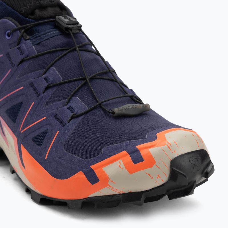 Кросівки для бігу чоловічі Salomon Speedcross 6 GTX maritime blue/black/cherry tomato 7