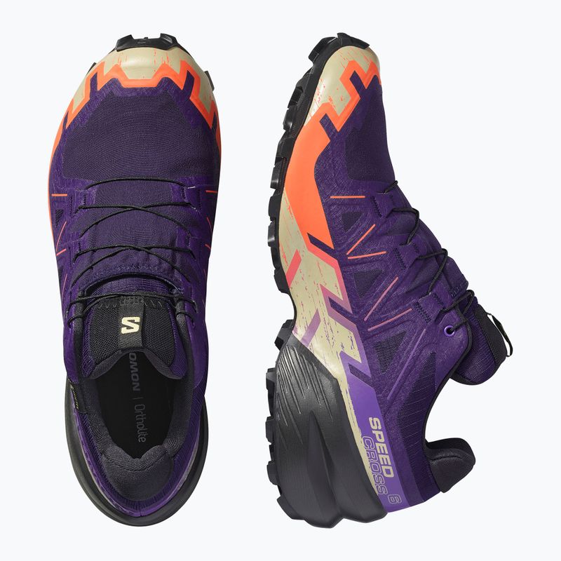 Кросівки для бігу чоловічі Salomon Speedcross 6 GTX maritime blue/black/cherry tomato 6