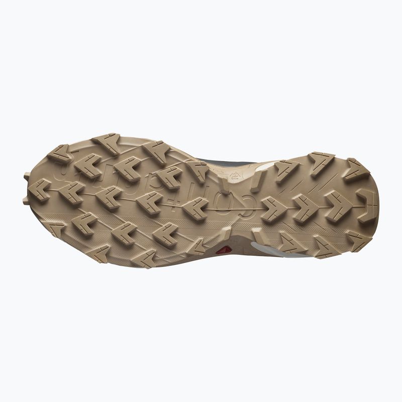 Кросівки для бігу чоловічі Salomon Supercross 4 black / vanilla ice / white pepper 5