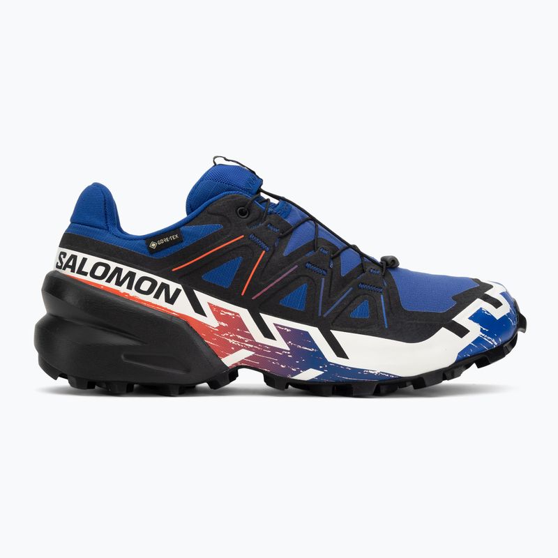 Кросівки для бігу Salomon Speedcross 6 GTX surf the web/fiery red/white 2