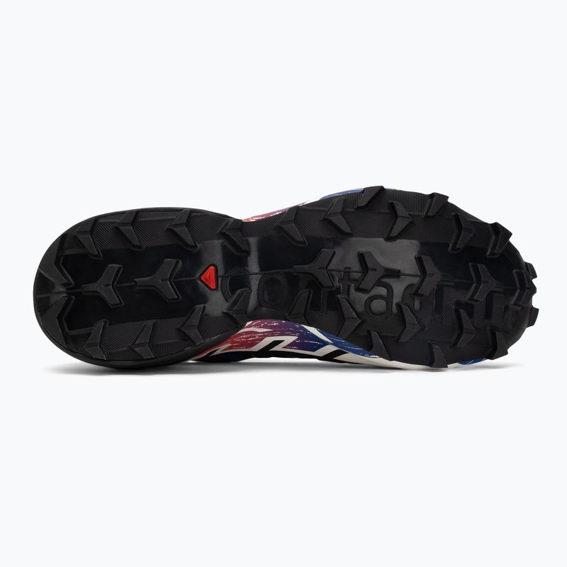 Кросівки для бігу Salomon Speedcross 6 GTX surf the web/fiery red/white 4