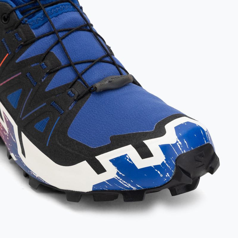 Кросівки для бігу Salomon Speedcross 6 GTX surf the web/fiery red/white 7