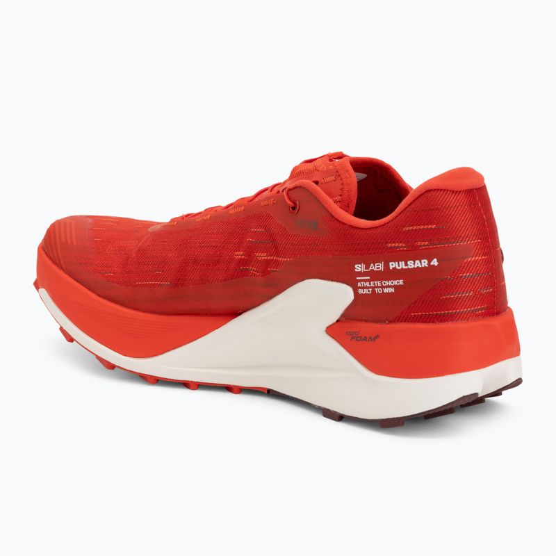 Кросівки для бігу Salomon S/Lab Pulsar 4 fiery red/vanilla ice/andorra 3