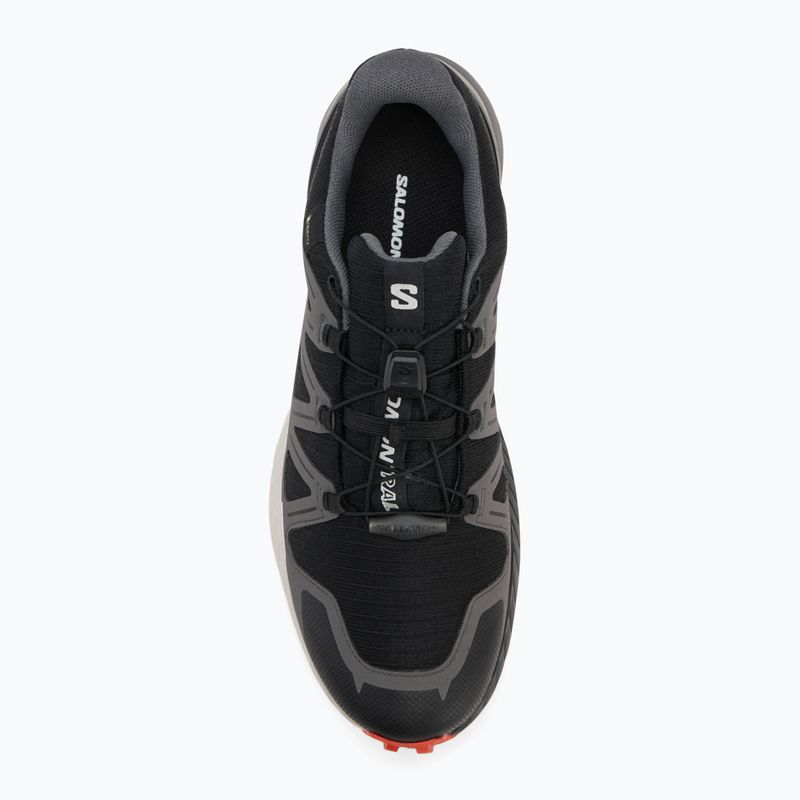 Кросівки для бігу чоловічі Salomon Speedcross Peak GTX black/castlerock/cherry tomato 5
